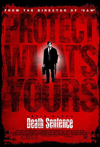 Cartel de Death Sentence, lo nuevo de James Wan